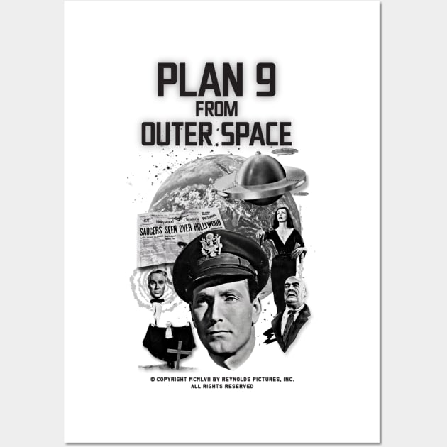 Plan 9 From Outer Space Wall Art by UnlovelyFrankenstein